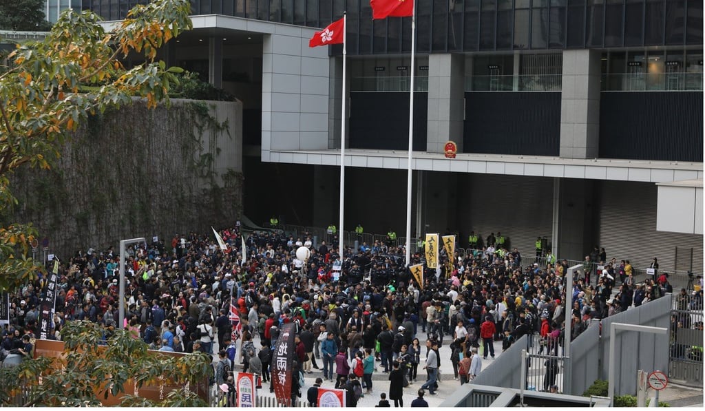 The march will lead demonstrators to a forecourt dubbed ‘Civic Square’ outside the government’s headquarters in Admiralty. Photo: Sam Tsang
