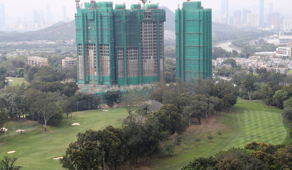 A residential development project besides the Fanling golf course. Photo: K. Y. Cheng