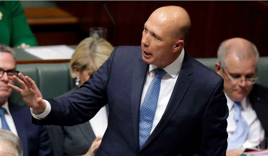 Home Affairs Minister Peter Dutton. Photo: AFP