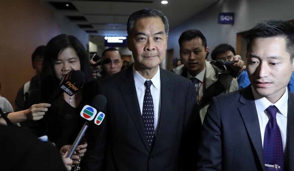 Former Hong Kong chief executive Leung Chun-ying on his way to attend a forum on December 13. The ICAC investigation into his UGL payment would have been most thorough, probably involving an in-depth probe of all his financial dealings. No illegal transaction could possibly have escaped notice. Photo: Sam Tsang