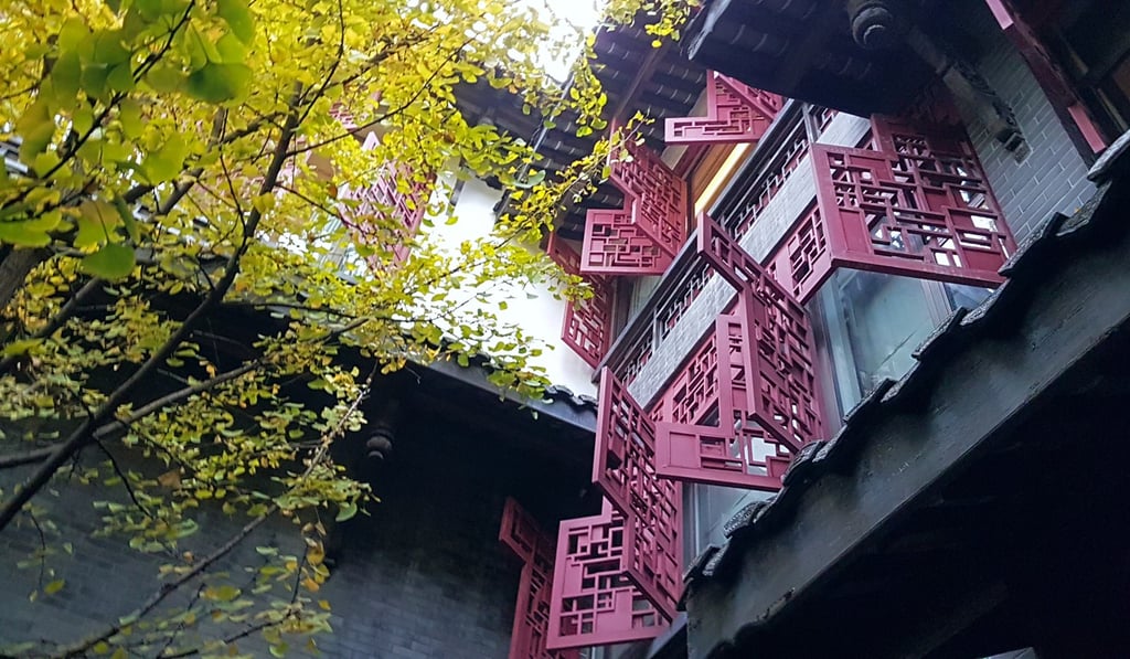 Diaoyutai Boutique Hotel sits in Chengdu’s Broad and Narrow Alley. Photo: Cedric Tan Diaoyutai Boutique Hotel sits in Chengdu’s Broad and Narrow Alley. Photo: Cedric Tan
