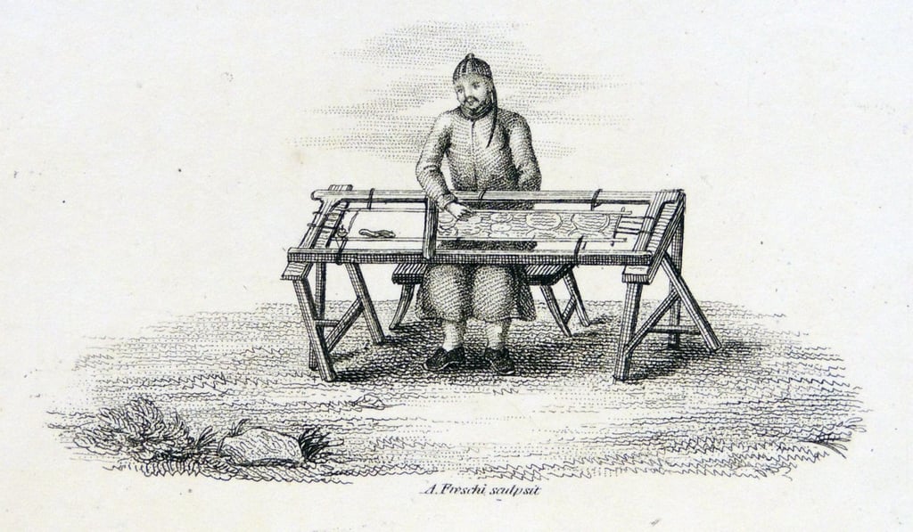 A Chinese embroiderer. Picture: Alamy