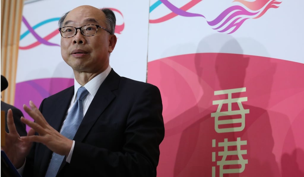 Secretary for Transport and Housing Frank Chan Fan. Photo: Felix Wong