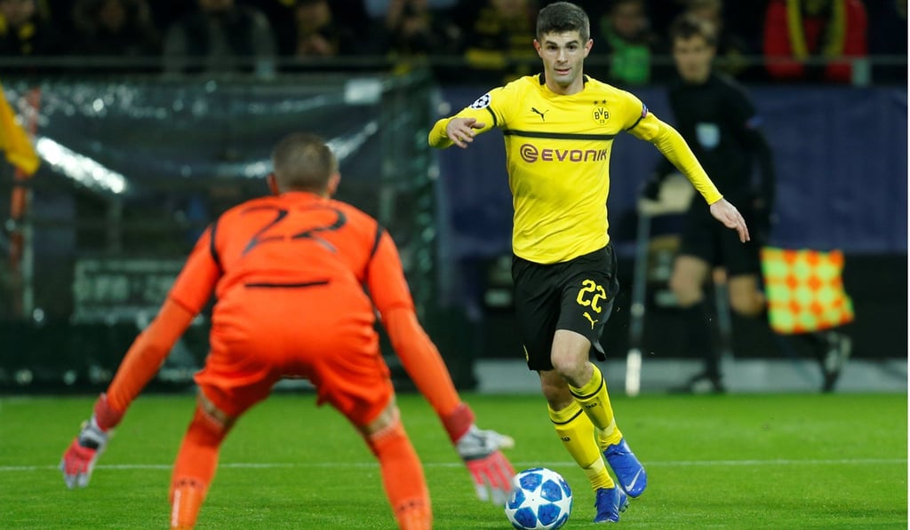Christian Pulisic is on loan at Borussia Dortmund until the end of the season. Photo: Reuters