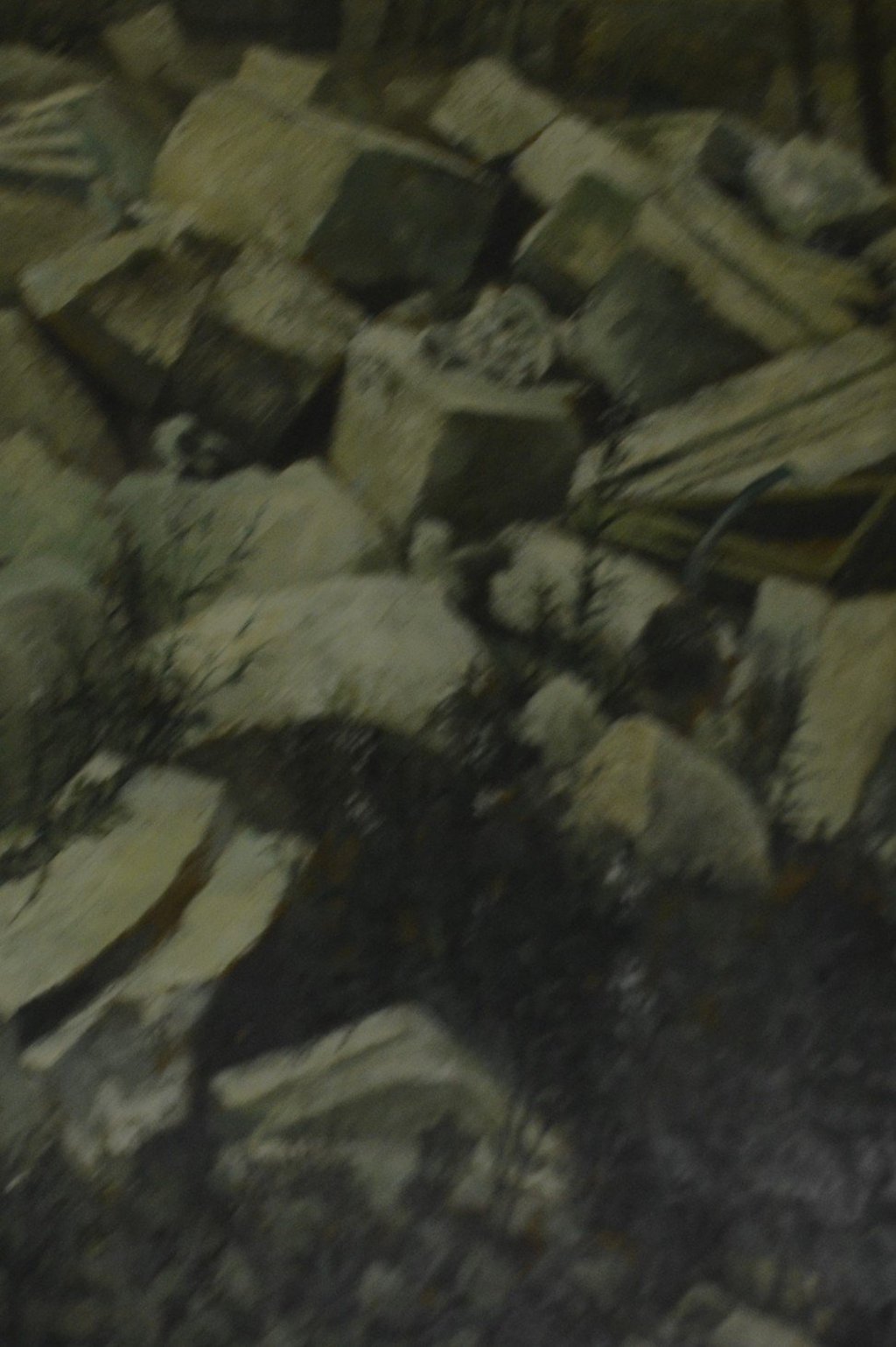 Ruins Around St. Paul’s (1948) is one of Tilbrook’s earliest works. Photo: Brian Tilbrook