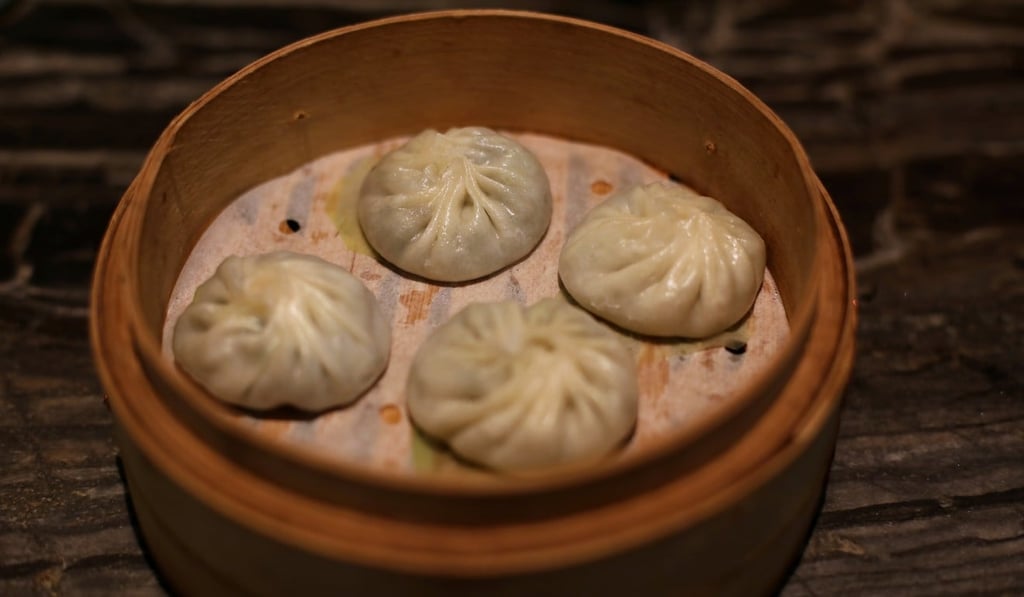 Vegetarian steamed dumplings at Shanghai Teng. Photo: Xiaomei Chen