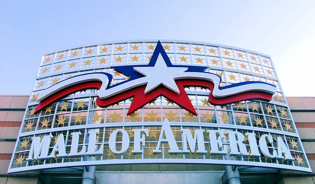 The entrance to the Mall of America is seen in Bloomington, Minnesota. Photo: AFP