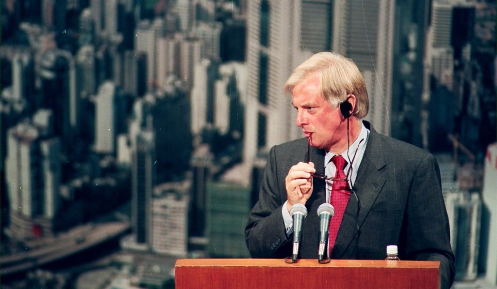 Governor Chris Patten was at odds with Britain’s negotiators. Photo: SCAMP Archive