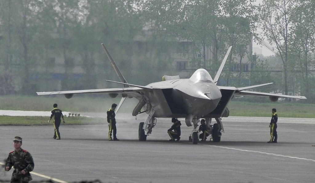 The J-20 made its maiden flight in 2011 and entered service in 2017. Photo: AP