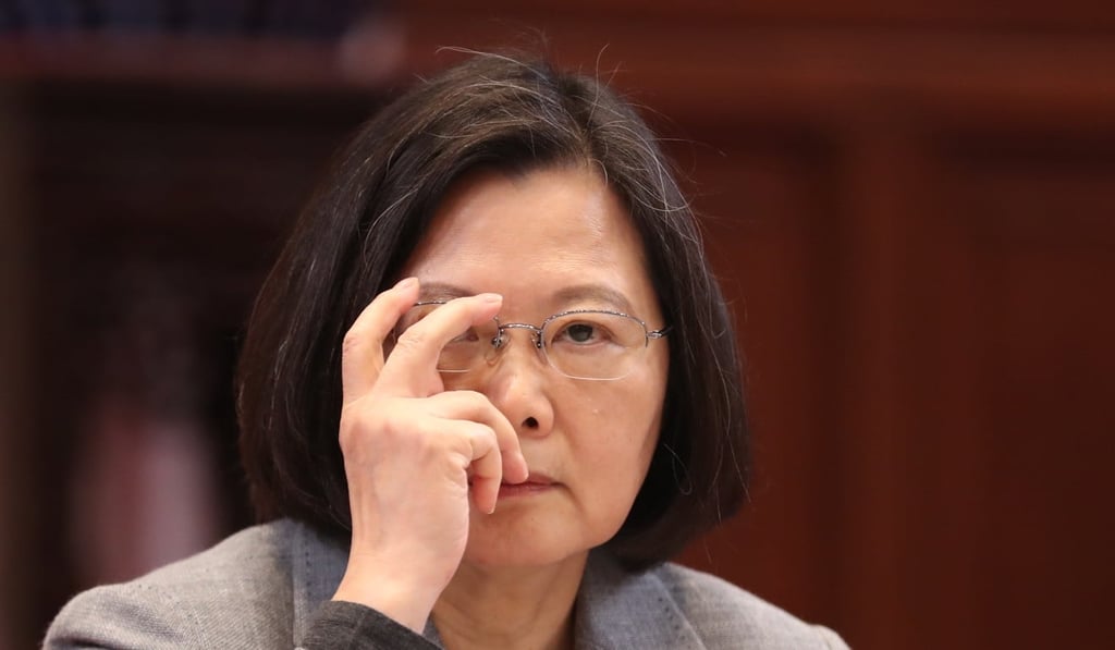 Taiwanese President Tsai Ing-wen stepped down as party chairwoman in November. Photo: EPA-EFE