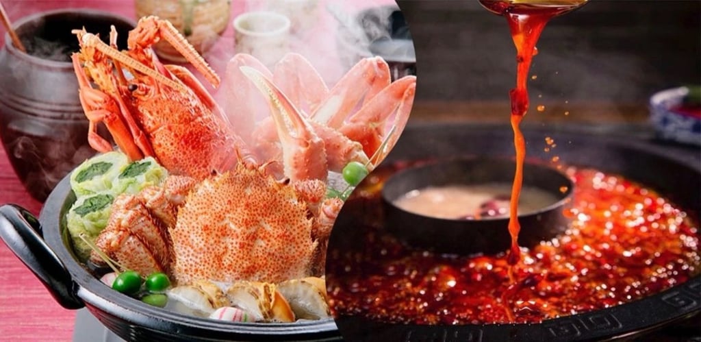 Sichuan-style hotpot served at Yuan Yang restaurant in Shanghai.