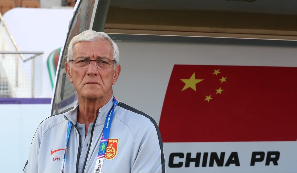 China head coach Marcello Lippi was angered by his side’s showing as they got off the mark in the Asian Cup. Photo: Xinhua