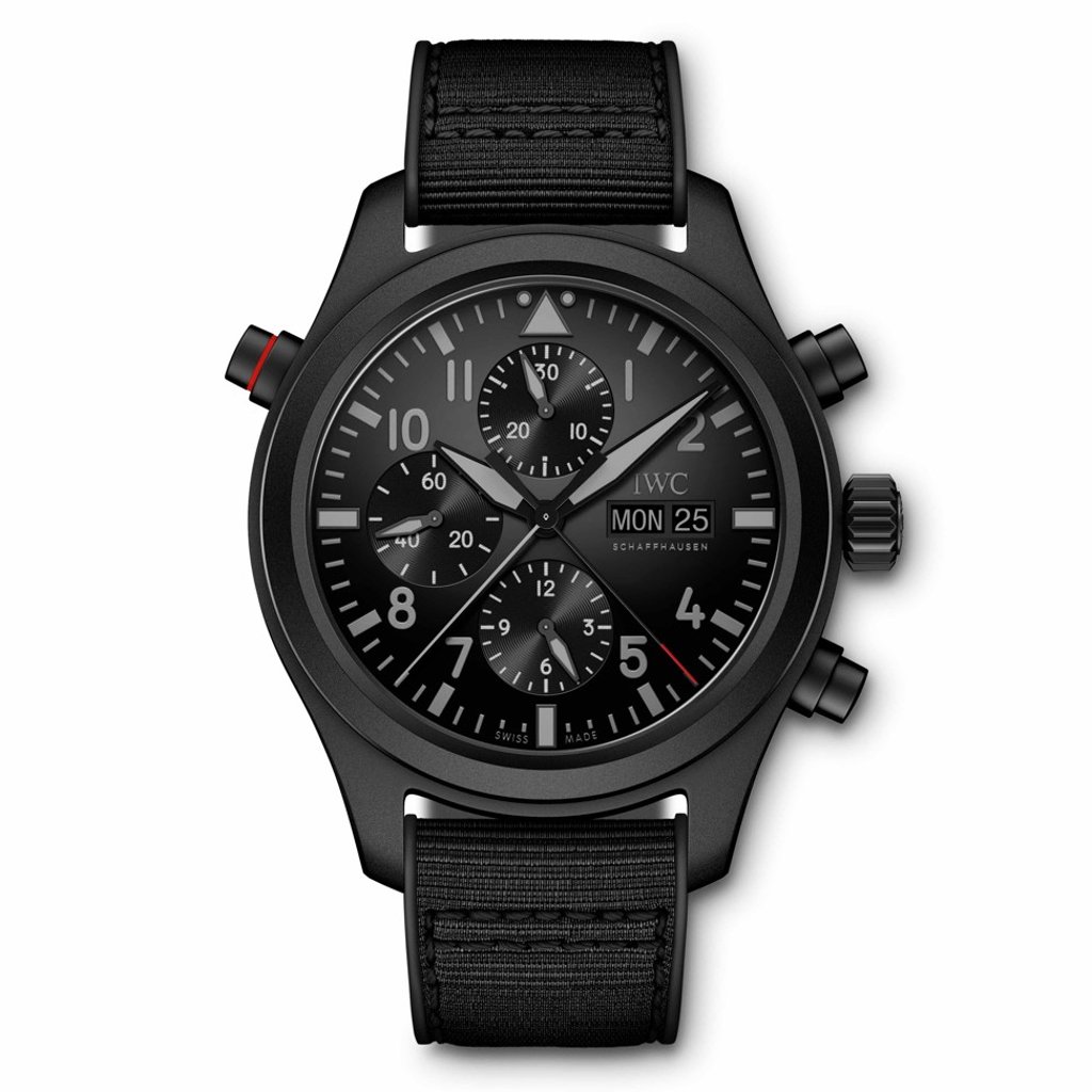 The Pilot’s Watch Double Chronograph Top Gun Ceratanium from IWC.