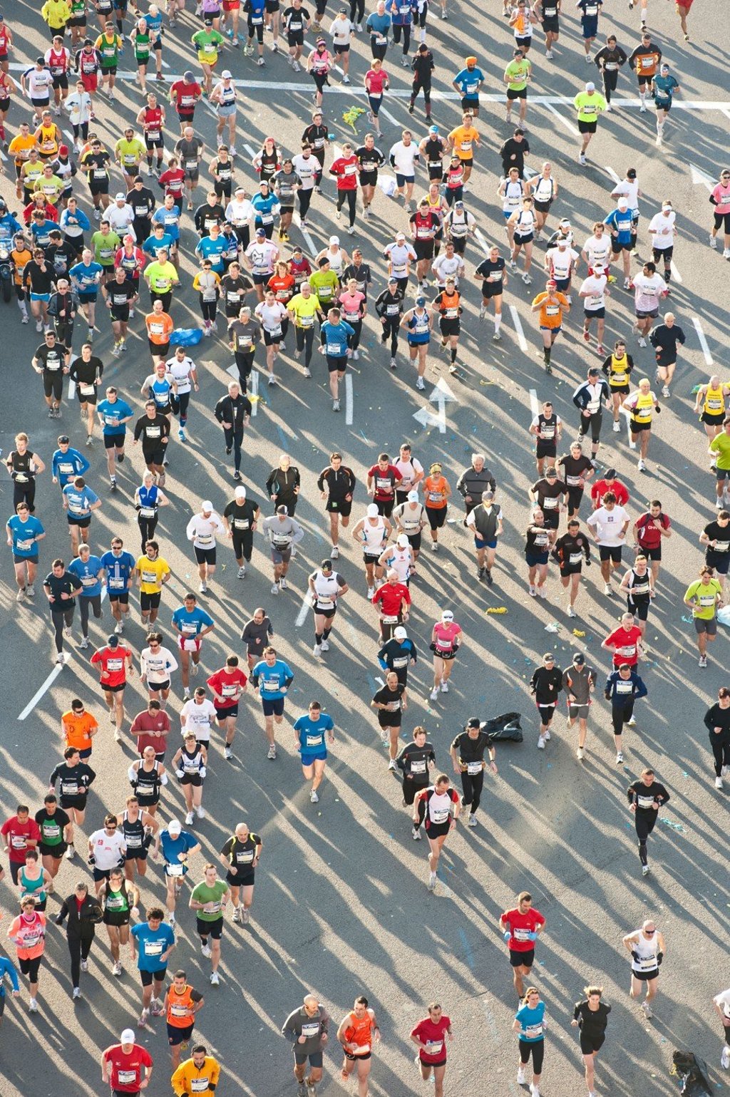Participants at the Barcelona Marathon 2010. Photo: Alamy