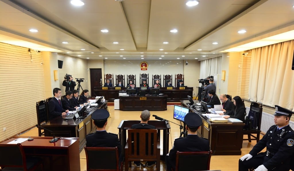 Zhang Koukou says he will appeal his death sentence. Photo: Hanzhong Intermediate People's Court