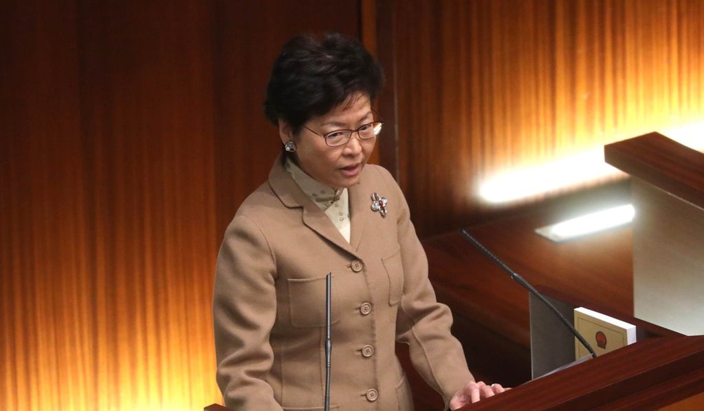 Chief Executive Carrie Lam said that when she looked below the surface, the existing scheme for rebates was not that unfair. Photo: Sam Tsang