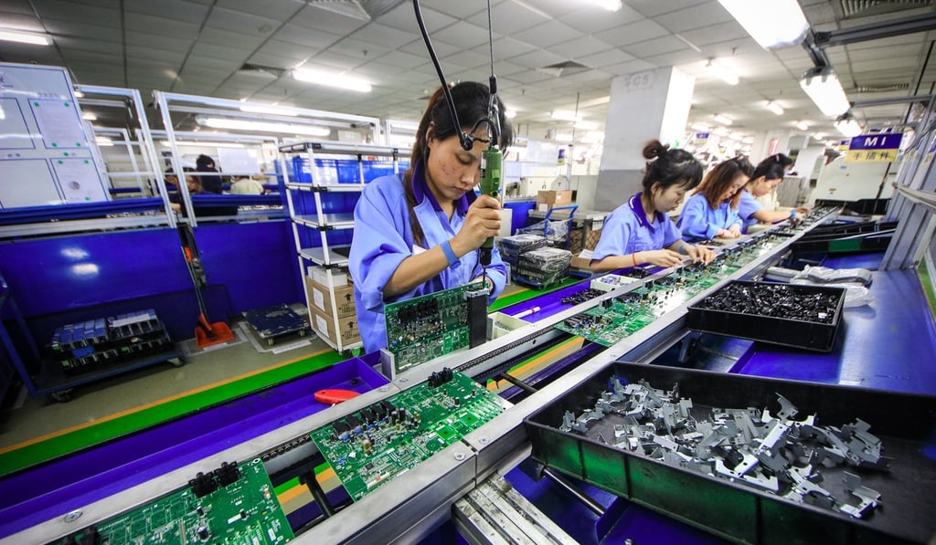 Exports of Chinese electronics would get a boost if the country joined the CPTPP. Photo: Reuters