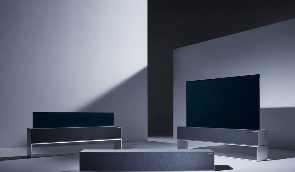 LG’s new high-end OLED TV R unrolls out of a box that hides it when you do not want a big screen to dominate your decor.