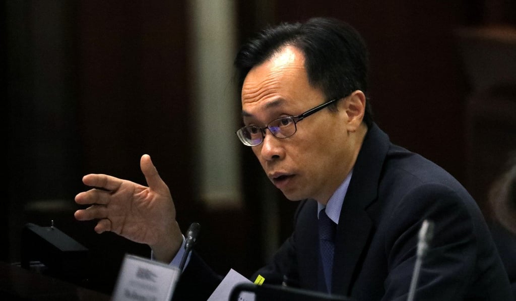 Secretary for Constitutional and Mainland Affairs Patrick Nip. Photo: Nora Tam