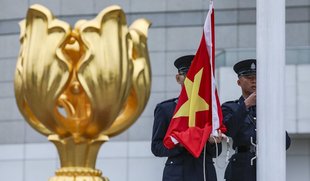 Anyone abusing the national anthem faces a maximum three years in jail under the proposed law. Photo: Robert Ng
