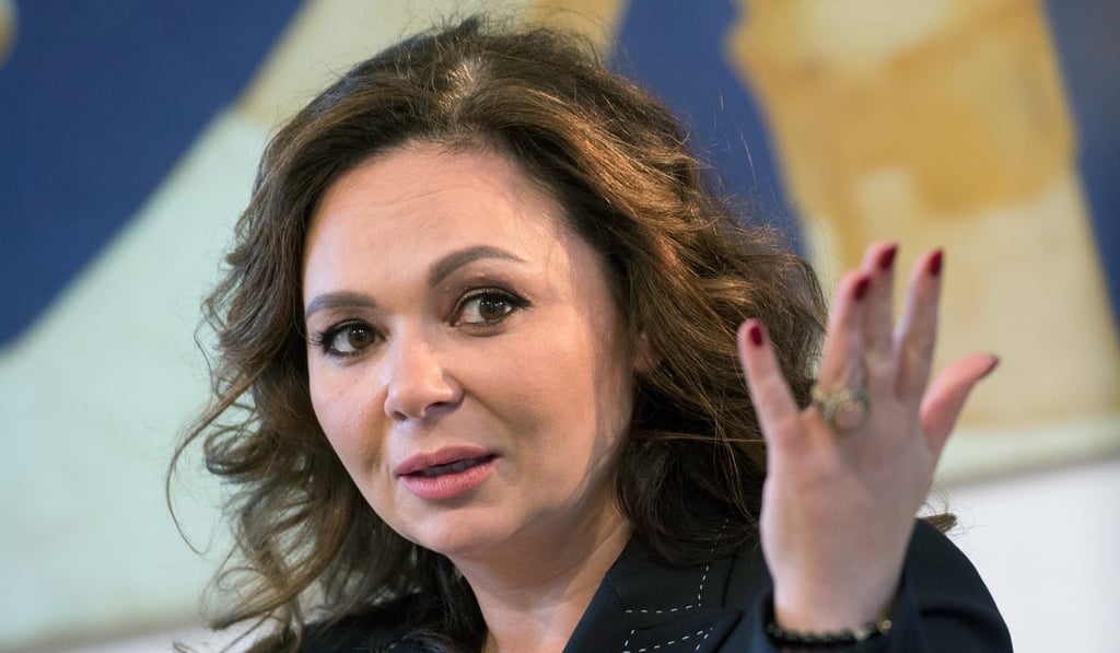 In this April 22, 2018 file photo, Russian lawyer Natalia Veselnitskaya speaks during an interview with The Associated Press in Moscow. Photo: AP Photo