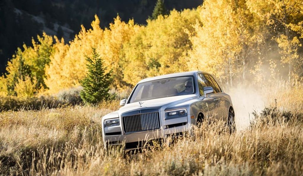 A Rolls-Royce Cullinan during a test-drive event in Wyoming, US. Photo: Rolls-Royce