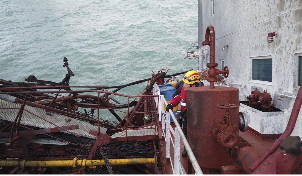 Elite firefighters from the high-angle rescue team joined the search. Photo: Fire Services Department