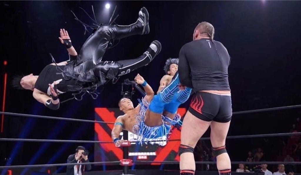 Action from Oriental Wrestling Entertainment. Photo: OWE