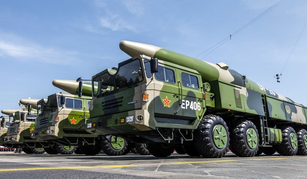 The anti-ship missiles are being used for training in the northwest plateau and desert areas. Photo: Xinhua