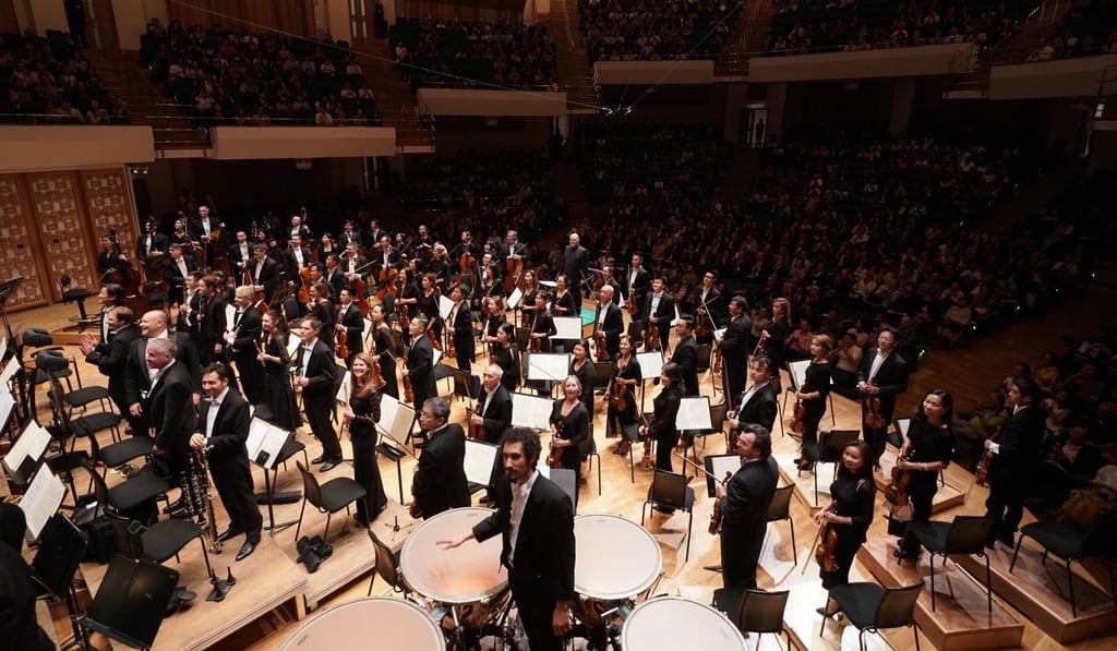 Hong Kong Philharmonic Orchestra is ready to show that it is a well-oiled ensemble with a concert in Guangzhou, where it will perform without a conductor. Photo: Eric Hong Hong Kong Philharmonic Orchestra is ready to show that it is a well-oiled ensemble with a concert in Guangzhou, where it will perform without a conductor. Photo: Eric Hong