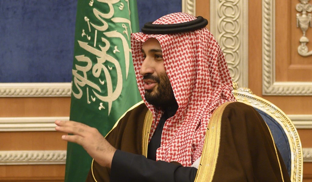 Saudi Crown Prince Mohammed bin Salman speaking with Pompeo on January 14, 2019. Photo: AP