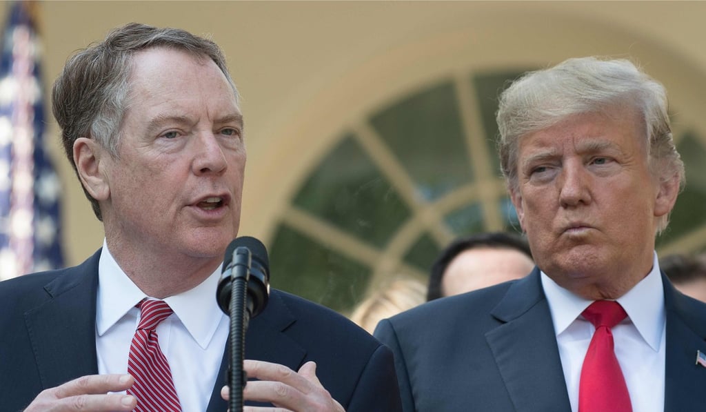 US Trade Representative Robert Lighthizer (left) has given Donald Trump his most effective weapon in the negotiations with China, the Section 301 report. Photo: AFP