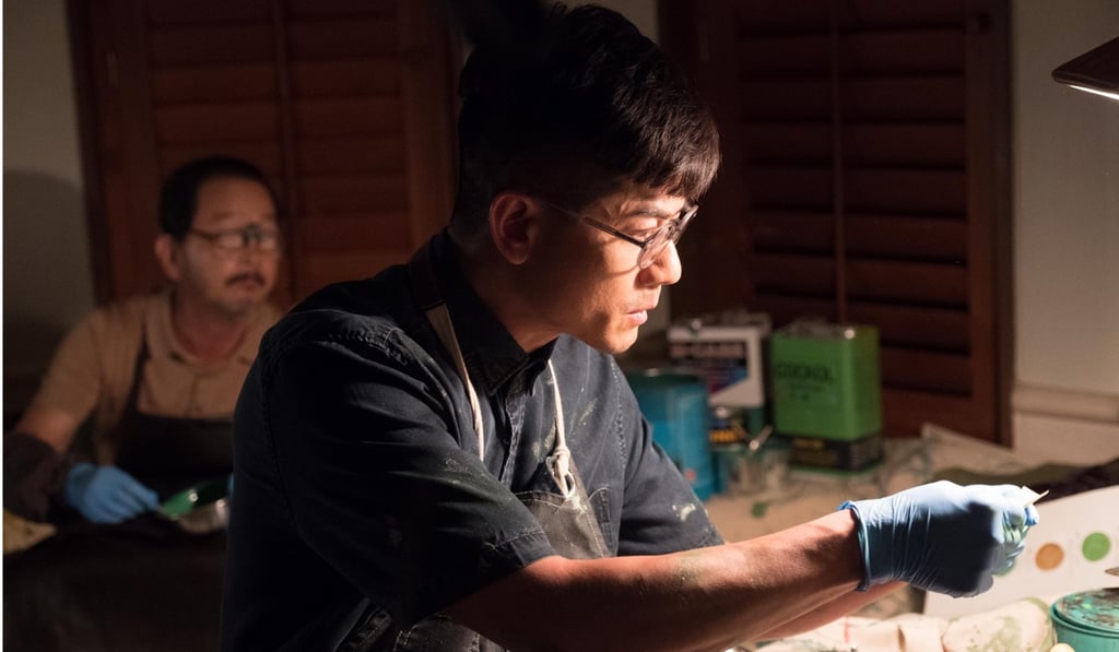 Aaron Kwok in Project Gutenberg; the Hong Kong actor has been nominated for the best actor award.