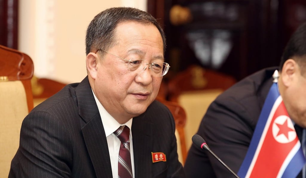 North Korean Foreign Minister Ri Yong-ho. Photo: EPA