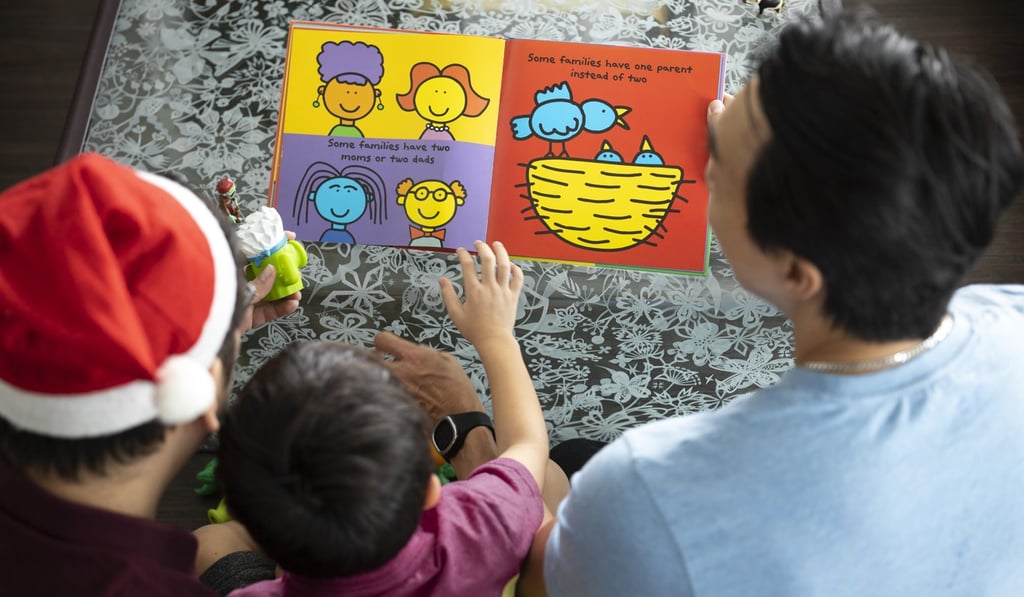 The couple is intending to apply for Singapore citizenship for their son. Photo: Don Wong