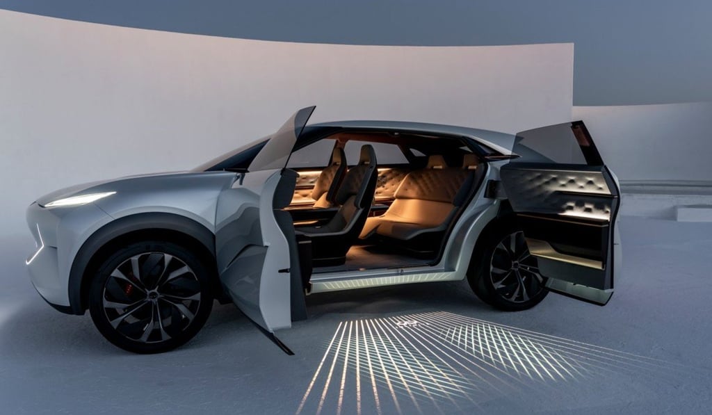 Coach doors and a carpet of light. Photo: Infiniti Coach doors and a carpet of light. Photo: Infiniti