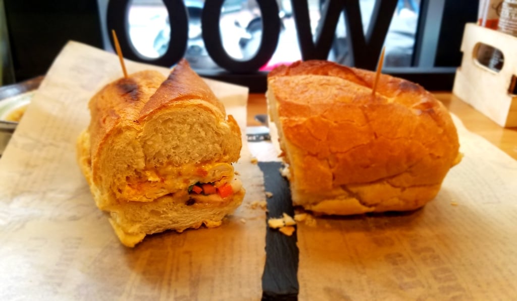 Banh mi sandwich with egg. Photo: Martin Choi