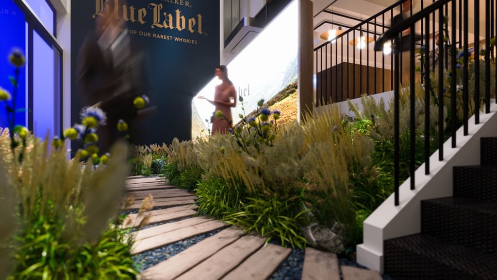 A rendering of the Johnnie Walker Blue Label Bothy A rendering of the Johnnie Walker Blue Label Bothy