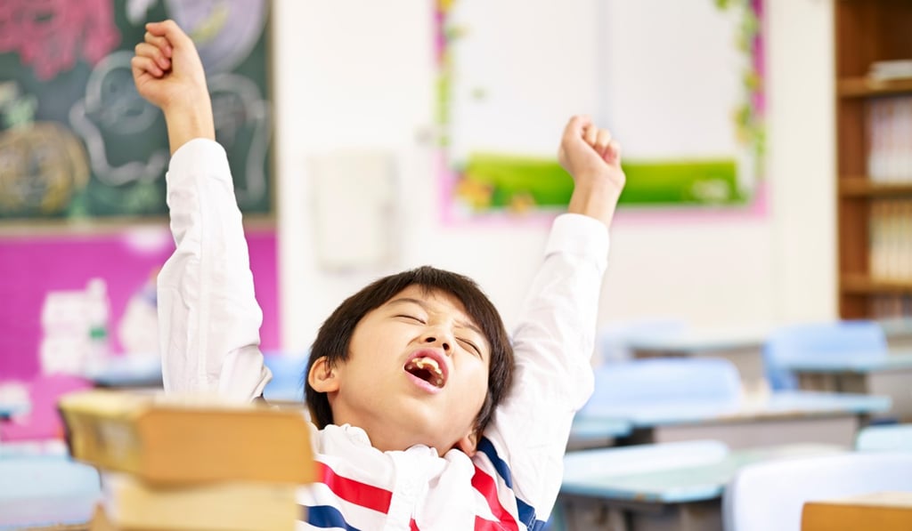 Foreign teachers help encourage younger children to engage with English. Photo: Alamy