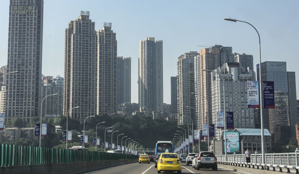 High residential and commercial buildings in China’s Chongqing city on August 25, 2018. Photo: Simon Song