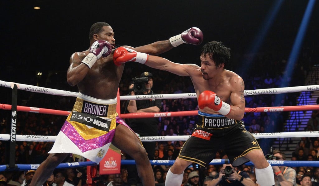 Manny Pacquiao outclassed Adrien Broner at the MGM Grand Garden Arena in Las Vegas. Photo: USA Today