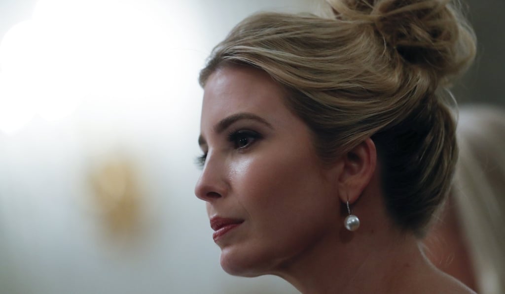 Ivanka Trump closed her fashion brand in July. Her representatives assert that trademark filings are a normal business practice and are needed to protect her name from copycats seeking to capitalise on her fame. Photo: EPA