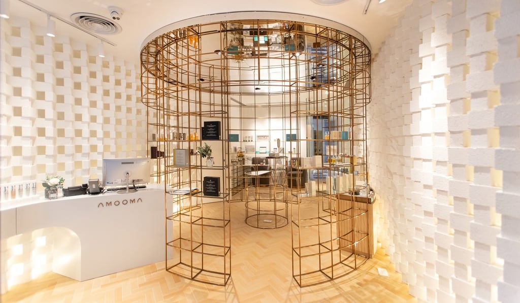 The peaceful-looking interior of Amooma Spa & Sanctuary in Sik On Street in Wan Chai, Hong Kong.