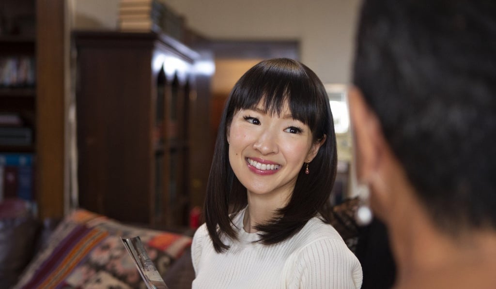 Japanese home organiser Marie Kondo stars in the new Netflix reality television series, ‘Tidying Up with Marie Kondo’. Photo: Denise Crew/Netflix Japanese home organiser Marie Kondo stars in the new Netflix reality television series, ‘Tidying Up with Marie Kondo’. Photo: Denise Crew/Netflix