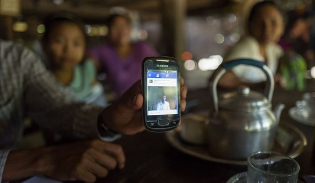 Ninety-one per cent of internet users in Myanmar use Facebook. Photo: The Atlantic