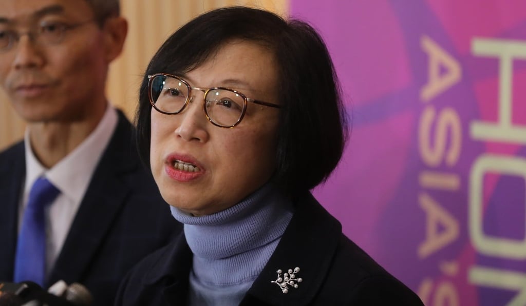 Secretary for Food and Health Professor Sophia Chan announced the earlier holiday on Thursday. Photo: Sam Tsang