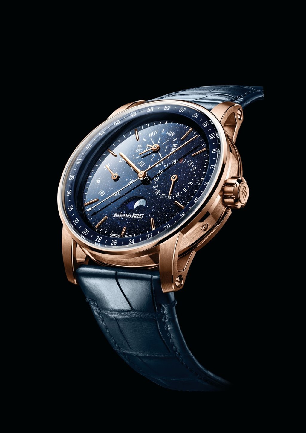 Audemars Piguet’s Code 11.59 Perpetual Calendar with an aventurine dial
