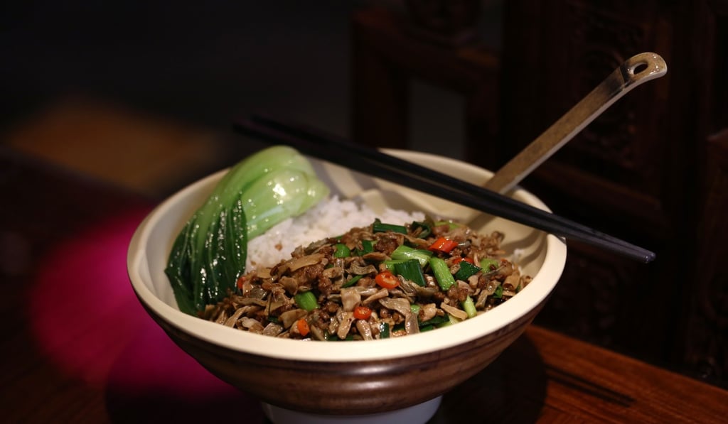 Sautéed dried beans with minced pork in rural style at Cafe de Hunan in Yau Ma Tei. Photo: Jonathan Wong