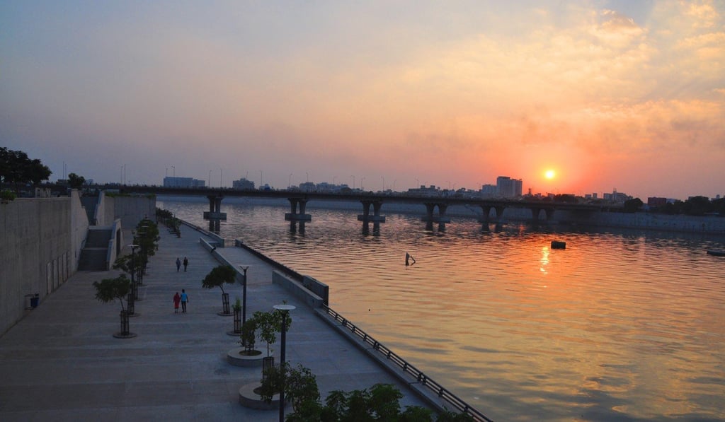 The Sabarmati river promenade is the envy of other Indian cities. Picture: Mukul Gupta