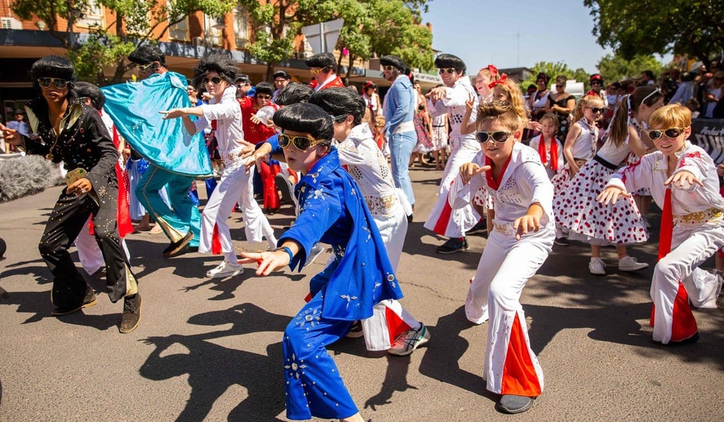 Young and old get in on the festivities. Photo: AFP